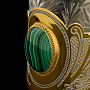 Подстаканник "Малахитовый". Златоуст, фотография 3. Интернет-магазин ЛАВКА ПОДАРКОВ