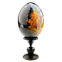 Деревянное пасхальное яйцо на подставке "Москва. Храм Василия Блаженного", фотография 8. Интернет-магазин ЛАВКА ПОДАРКОВ