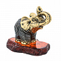 Статуэтка с янтарем "Слон Доминикана", фотография 1. Интернет-магазин ЛАВКА ПОДАРКОВ