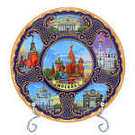 0022764/08034 Сувенир ТАРЕЛКА "Москва" в ассортименте