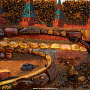 Картина янтарная "Москва. Вид на Кремль" 40х30 см, фотография 5. Интернет-магазин ЛАВКА ПОДАРКОВ