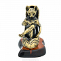 Статуэтка с янтарем "Кот на туфельке", фотография 2. Интернет-магазин ЛАВКА ПОДАРКОВ