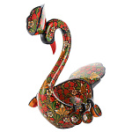 0016794/45*55  Хохлома Сувенир Братина "Лебедь" с ковшиками