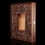 Киот настольный резной из мореного дуба 26 х 32 см, фотография 1. Интернет-магазин ЛАВКА ПОДАРКОВ