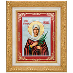 0072867-НП ИКОНА на перламутре "СВЯТАЯ МУЧЕНИЦА ТАТЬЯНА" 29,5*35см