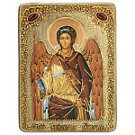 200428/15*20см Икона подарочная"Архангел Михаил" мор.дуб  в ПУ (RTI-246-6.m)