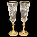 0028925 /СМГ Златоуст НАБОР Д/ШАМПАНСКОГО 2 ФУЖЕРА П/У