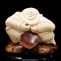 Скульптура из бивня мамонта "Старатель", фотография 1. Интернет-магазин ЛАВКА ПОДАРКОВ