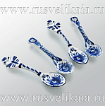 /бабочка Гжель ЛОЖКА В АССОРТИМЕНТЕ "БАБОЧКА"