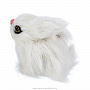 Игрушка из меха "Белый пушистый кролик", фотография 3. Интернет-магазин ЛАВКА ПОДАРКОВ