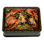 Шкатулка с художественной росписью "Жар-птица", фотография 1. Интернет-магазин ЛАВКА ПОДАРКОВ