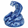Змея Символ года 2025. Скульптура "Кобра Нагайна" . Гжель, фотография 6. Интернет-магазин ЛАВКА ПОДАРКОВ