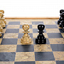 Шахматы из камня "Американские" с каменными фигурами, фотография 7. Интернет-магазин ЛАВКА ПОДАРКОВ