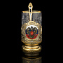 Подстаканник "Герб РФ". Златоуст, фотография 4. Интернет-магазин ЛАВКА ПОДАРКОВ