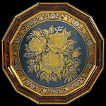 /28см Златоуст ГРАВЮРА "РОЗЫ" (в раме) 28см