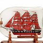 Модель корабля в бутылке "Алые паруса", фотография 4. Интернет-магазин ЛАВКА ПОДАРКОВ