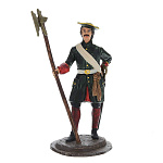 0042659-тонир Ол.миниатюра Серия Петровская эпоха"Преображенец с алебардой"арт.143