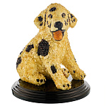 Скульптура из янтаря "Собака далматинец"