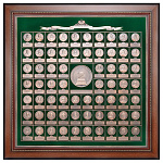 0039026/0049423 70*70см 17-303 Гальванопластика ПАННО "История Российского Государства в портретах"