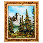 0076399/18*21см (15*18см)  Картина (янтарная крошка)  "ПЕЙЗАЖ" № 12 малая 