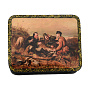 Шкатулка "Охотники на привале", фотография 3. Интернет-магазин ЛАВКА ПОДАРКОВ