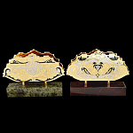 0021558/змеевик Златоуст ВИЗИТНИЦА на камне Змевик в П/У 