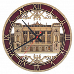 Часы-шкатулка деревянные "Мариинский театр" объемная