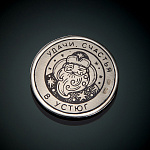 /60100002Д05-7,27 Серебро 925 сувенир-магнит "Дед Мороз"