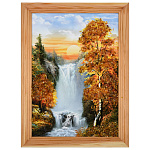 0076414-НП18*24 (15*21)см ПАННО настенной ПЕЙЗАЖ № 5 (янтарная крошка)