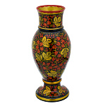 0076135 Хохлома ВАЗА ЯГОДЫ ,высота 40 см