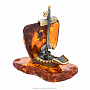 Статуэтка с янтарем "Корабль Ладья", фотография 5. Интернет-магазин ЛАВКА ПОДАРКОВ