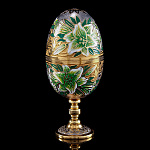  Златоуст  ЯЙЦО пасхальное ЛИЛИЯ никель/золото/ эмаль