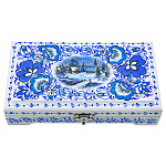 0070170/18*10см Хохлома Шкатулка "ЗИМУШКА-ЗИМА.СЮЖЕТ"  Р11