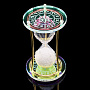 Песочные часы из хрусталя "Золотой песок", фотография 2. Интернет-магазин ЛАВКА ПОДАРКОВ