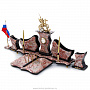 Письменный набор из натурального камня "Георгий Победоносец", фотография 4. Интернет-магазин ЛАВКА ПОДАРКОВ