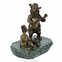Бронзовая статуэтка "Медведь с водкой", фотография 2. Интернет-магазин ЛАВКА ПОДАРКОВ