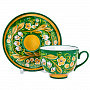 Чайный сервиз на 6 персон "Ландыши". Хохлома, фотография 3. Интернет-магазин ЛАВКА ПОДАРКОВ