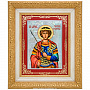 Икона на перламутре "Святой Георгий Победоносец" 35х30 см, фотография 1. Интернет-магазин ЛАВКА ПОДАРКОВ