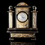 0012247 Златоуст Часы каминные "Романтика"
