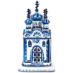 АРХИВ8072 Гжель ВАЗА МАЛАЯ в ассортименте