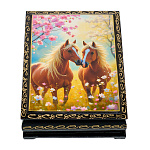 Символ 2026 года. Шкатулка "Лошади"
