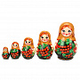 Матрешка "Грушенька" 5 мест, фотография 7. Интернет-магазин ЛАВКА ПОДАРКОВ
