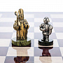 Шахматный ларец с металлическими фигурами "Европа" 48х48 см, фотография 6. Интернет-магазин ЛАВКА ПОДАРКОВ