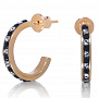Серьги из серебра 925* с кристаллами Сваровски. Вес 2.74 гр., фотография 1. Интернет-магазин ЛАВКА ПОДАРКОВ