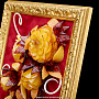 Панно янтарное "Розы", фотография 3. Интернет-магазин ЛАВКА ПОДАРКОВ