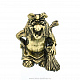 Бронзовый статуэтка "Баба-Яга с метлой", фотография 1. Интернет-магазин ЛАВКА ПОДАРКОВ