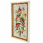 Панно в янтарной раме "Букет цветов" 27х18 см, фотография 1. Интернет-магазин ЛАВКА ПОДАРКОВ