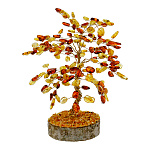 0061965-НП/15*22см 175камней Символ благополучия Янтарное ДЕНЕЖНОЕ ДЕРЕВО 