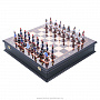 Шахматы с оловянными фигурами "Аустерлиц" 48х48 см, фотография 1. Интернет-магазин ЛАВКА ПОДАРКОВ