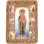 Икона деревянная подарочная "Целитель Пантелеймон" 21 х 29 см, фотография 1. Интернет-магазин ЛАВКА ПОДАРКОВ